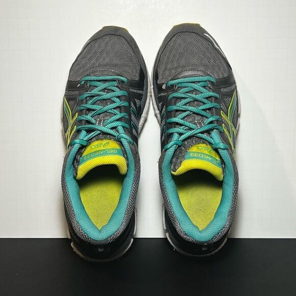 Womens ASICS Gel Neo 33 Grey Running Shoes / Size 7.5 - Picture 6 of 10